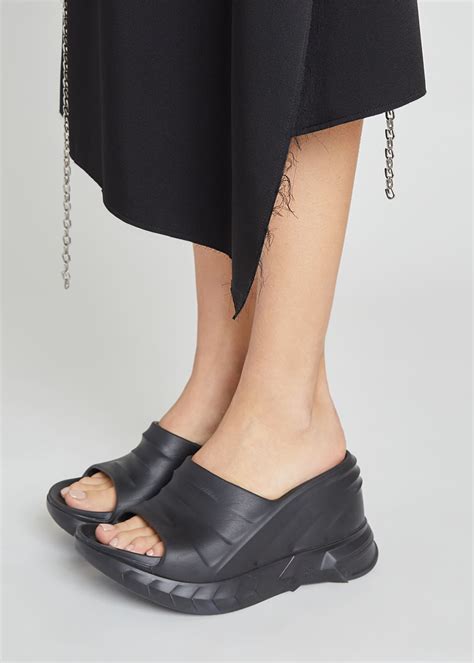 givenchy marshmellow slides|givenchy marshmallow slide wedge sandals.